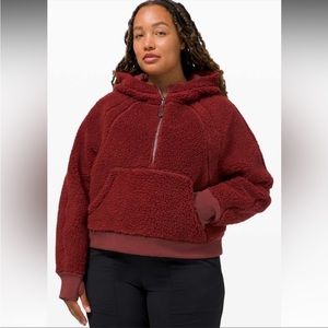 lululemon athletica Burgundy Sherpa Hoodie